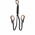 Fallskydds lina Dubbel 1,8m- elastisk
